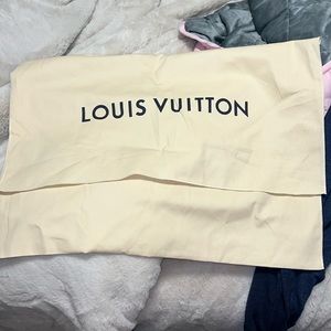 Louis vuitton never full dust bag
